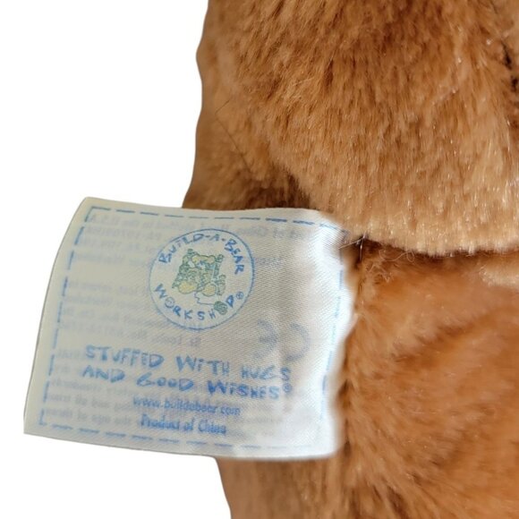 Build a Bear Puppy Dog 11 inch Plush Brown White Eye Ears Stuffed Animal Toy BAB - Picture 4 of 7